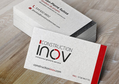 Construction Inov | Carte d&rsquo;Affaires