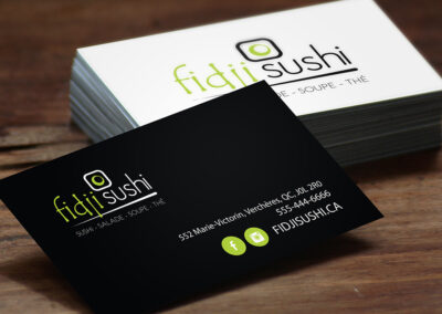 Fidji Sushi | Carte d&rsquo;affaires