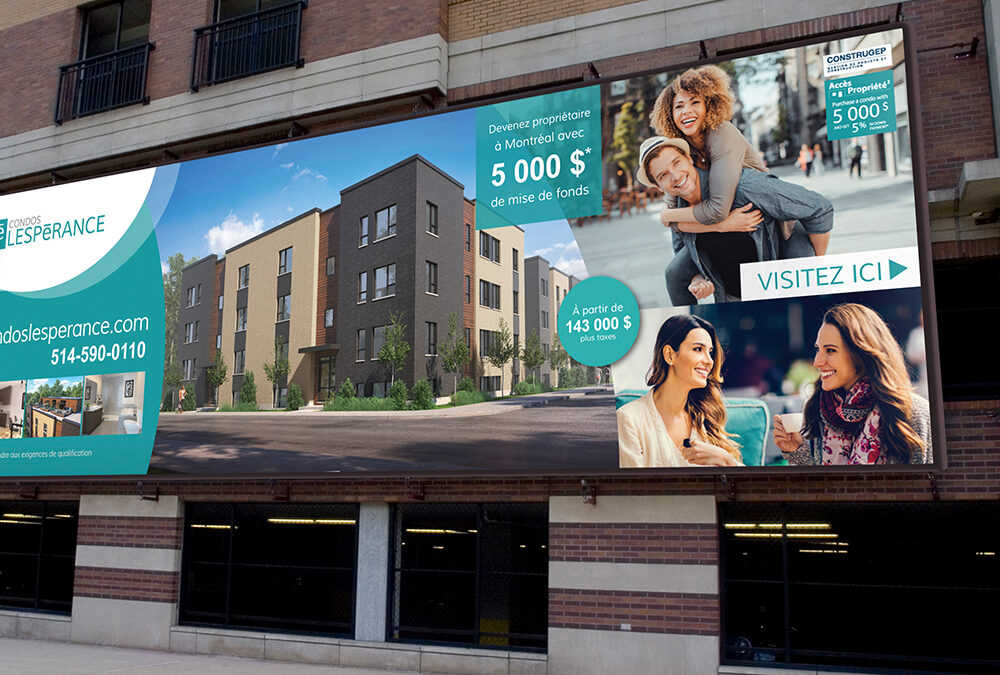 Condos Lespérance | Affichage grand format