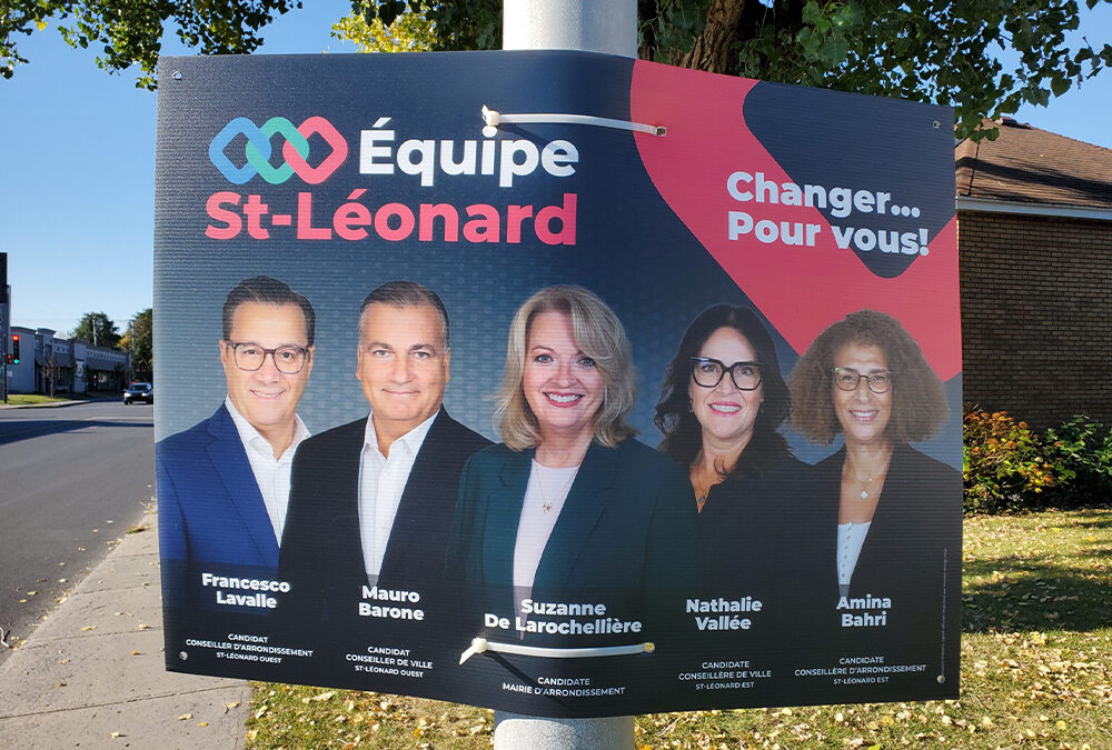 Équipe St-Léonard | Affichage urbain