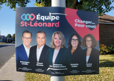Équipe St-Léonard | Affichage urbain